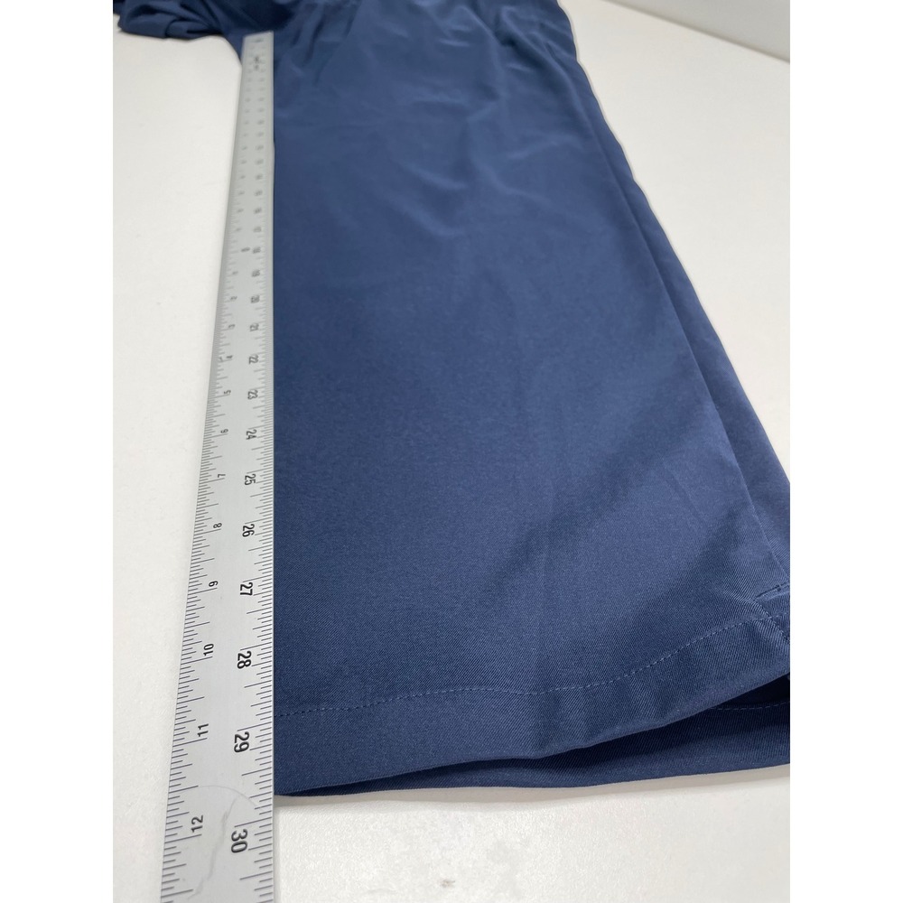 Nike Dri Fit Golf Pants‎ Standard Fit Navy Blue 40x30 Elastic Waist Prep Dadcore - Picture 9 of 12